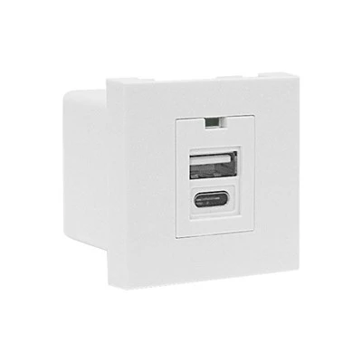 USB A USB C barošanas modulis