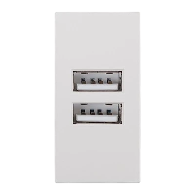 Dubults USB A 12W lādētājs