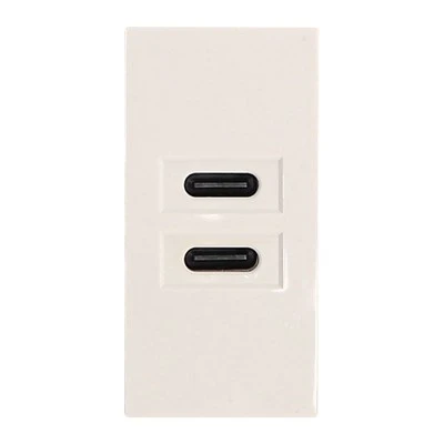 Dubults USB C 10,5 W lādētājs